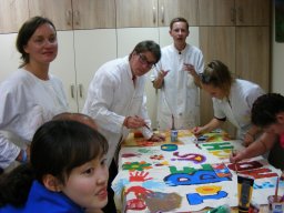 Wizyta międzynarodowej grupy młodzieży w Domu Pomocy Społecznej w Podzamku w ramach ŚDM Kraków 2016r